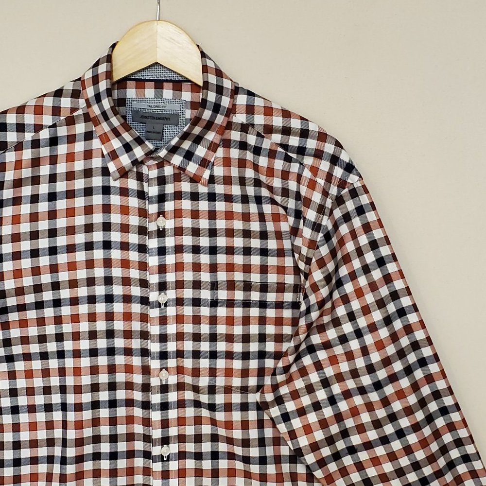 Johnston & Murphy Button Down Tailored Fit L